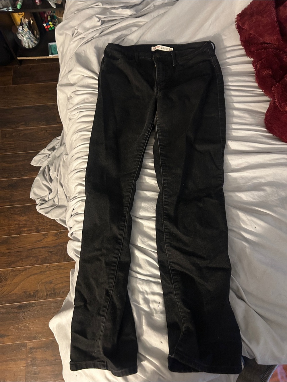 Black Flared Jeans